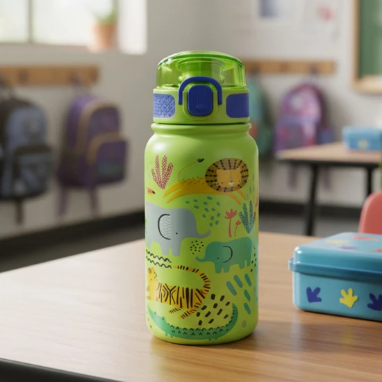 Ari Kids Leak Proof 3D Printed Safari Animals Green Stainless Steel Water Bottle, 400ml, AR-420CLG Shop quality Ari Kids Leak Proof 3D Printed Safari Animals Green Stainless Steel Water Bottle, 400ml in Kenya from vituzote.com Shop in-store or online and get countrywide delivery!