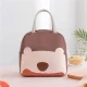 VZ  Lunch Box Insulated Lunch Box Bag - Brown