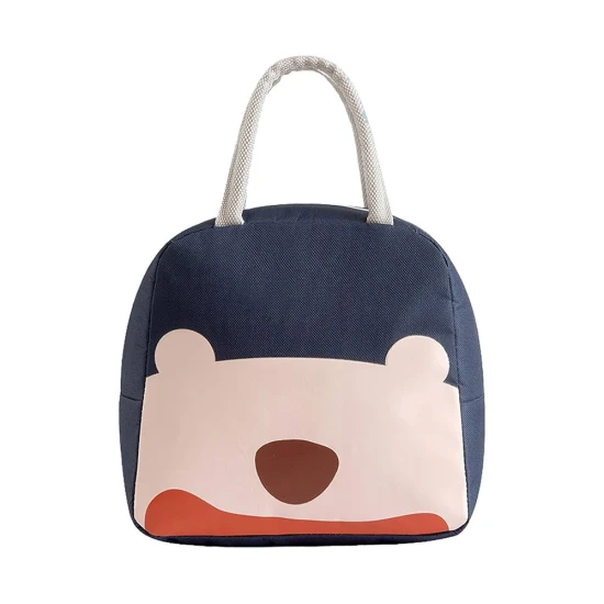 VZ  Lunch Box Insulated Lunch Box Bag - Navy Blue