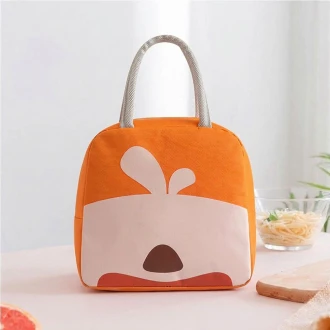 VZ  Lunch Box Insulated Lunch Box Bag - Orange