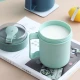 VZ-Morandi Portable Microwave Soup Cup with Sealed Lid and spoon – Leakproof Food Container for Soup, Noodles & Lunch-Mint Green