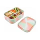 VZ Partitioned Microwave Silicone Lunch Box (Rainbow Marble)- 1000ml