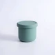 VZ-250ml Small Round Silicone Microwave Bowl – Food-Grade Leakproof Lunch Container for Office, School & Picnic (Green)