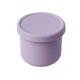 VZ-250ml Small Round Silicone Microwave Bowl – Food-Grade Leakproof Lunch Container for Office, School & Picnic (purple)