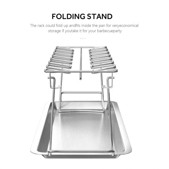 Shop quality VZ Grill Rack for Drumsticks / Chicken Wings, 28cm by 16cm (LxW) in Kenya from vituzote.com Shop in-store or online and get countrywide delivery!