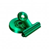 VZ Fridge Circular Magnet With Clip ,  Green