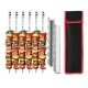 Shop quality VZ Flat Metal Kebab Grilling 6 Piece Skewers, Set Including 2 Barbecue Racks and a Storage Bag, 16.5" in Kenya from vituzote.com Shop in-store or online and get countrywide delivery!