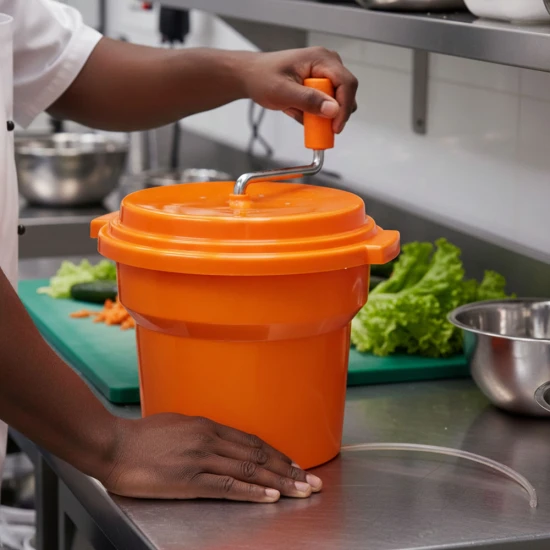 Neville Genware Professional Salad Spinner for busy kitchens & restaurants -  10 Litres