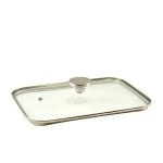 Neville GenWare Glass Lid For Cast Aluminium Roaster 35 x 22cm