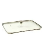Neville GenWare Glass Lid For Cast Aluminium Roaster 40 x 27cm