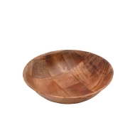 Neville Genware Woven Wood Bowls 6" Dia ( 15.2 x 4cm )