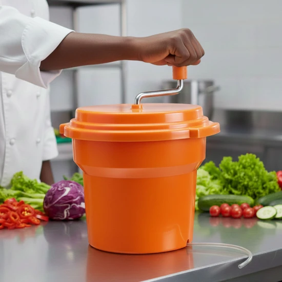 Neville Genware Professional Salad Spinner for busy kitchens & restaurants -  10 Litres