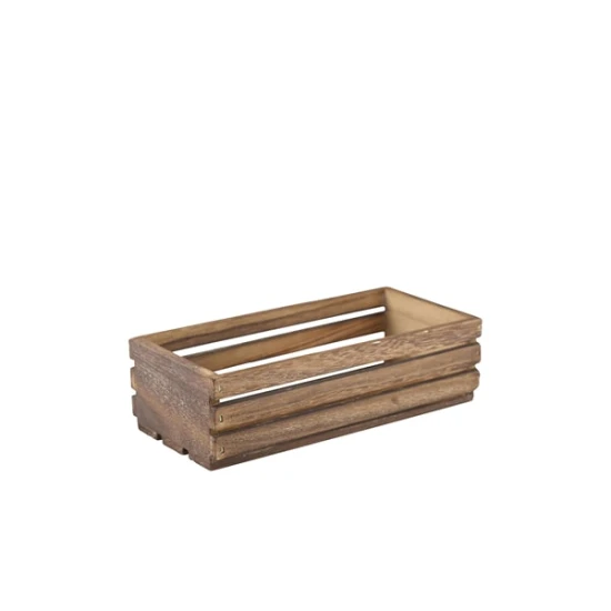 Shop quality Neville Genware Dark Rustic Wooden Crate 25 x 12 x 7.5cm in Kenya from vituzote.com Shop in-store or online and get countrywide delivery!