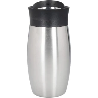 BarCraft Stainless Steel Flip Top Cocktail Shaker, 450ml, Black