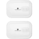 MasterClass All-in-One 2 Replacement Lids for Small 5ml, 75ml & 1ml Stainless Steel Containers, Airtight and Leakproof Silicone Seals