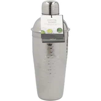 BarCraft Luxury Stainless Steel Cocktail Shaker, 700ml