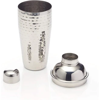 BarCraft Luxury Stainless Steel Cocktail Shaker, 700ml