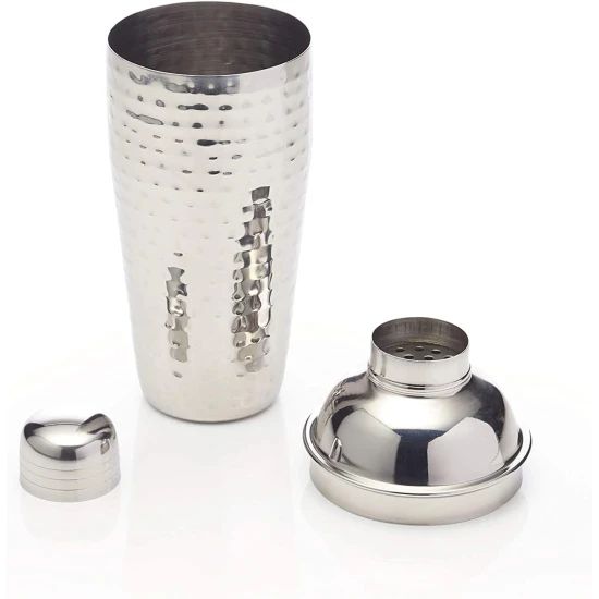 BarCraft Luxury Stainless Steel Cocktail Shaker, 700ml