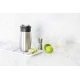 BarCraft Stainless Steel Flip Top Cocktail Shaker, 450ml, Black