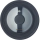 MasterClass 3in1 Lid, Saucepan Lid, Glass and Heat-Resistant Silicone, 16 cm/18 cm/20 cm, Black