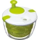 Kitchen Craft Deluxe  Twist ActionSalad Spinner and Dresser, BPA Plastic Free and Easy to Clean, Large, White/Green, 25cm