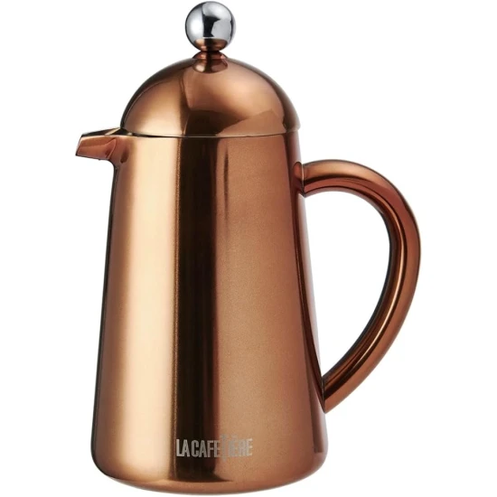 La Cafetière Havana Double-Walled Cafetiere, 3-Cup , Copper, 350ml