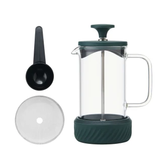 La Cafetière Zero 3 Cup/350ml, Green, Coffee No Mess French Press
