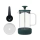 La Cafetière Zero 3 Cup/350ml, Green, Coffee No Mess French Press
