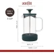 La Cafetière Zero 3 Cup/350ml, Green, Coffee No Mess French Press