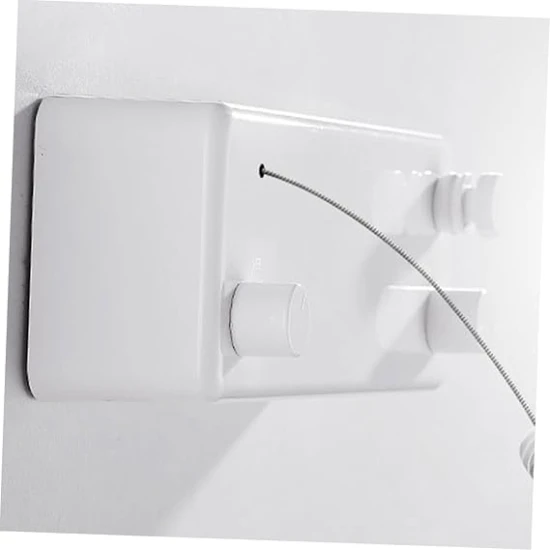  VZ Premium  Double Retractable Rustproof Clothesline for Indoor & Outdoor Use,  4.2 Meters, White