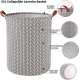 VZ Laundry Basket Foldable, Waterproof , Collapsible Laundry Hamper, 65L, Grey