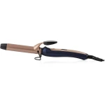 Carmen Twilight 25 mm Curling Tong with Keratin Protech Coating, Non-Slip Clamp, Blue and Champagne