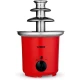 Tower Chocolate Fountain in Red – Three-Tier Hot Chocolate Fondue Maker