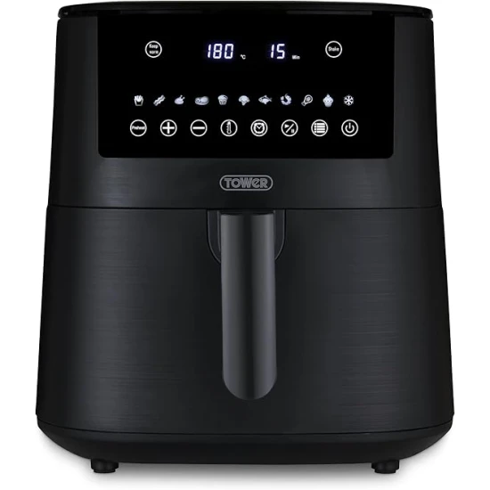 Tower Vortx 7.2L Digital Air Fryer with 11 Cooking Presets, 60 Minute Timer, 1650W, Black