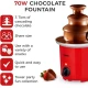 Tower Chocolate Fountain in Red – Three-Tier Hot Chocolate Fondue Maker