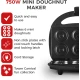 Tower Mini Donut Maker, 750W, Non-Stick Plates, Locking Latch, Indicator LED, Black,