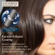 Carmen Twilight 25 mm Curling Tong with Keratin Protech Coating, Non-Slip Clamp, Blue and Champagne