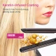 Carmen Neon Hair Straightener with Keratin-Infused Coating and Rapid 90-Second Heat-Up Time, Graphite/Pink