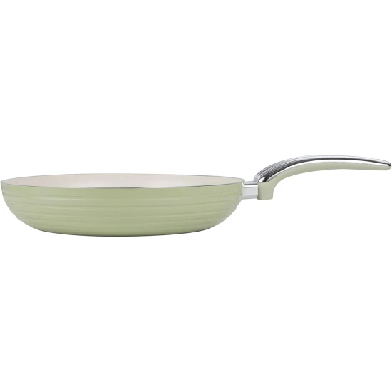 Swan Retro 5 Piece Aluminium Pan Set with Glass Lid, Non-Stick Ceramic Coating, Green