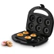 Tower Mini Donut Maker, 750W, Non-Stick Plates, Locking Latch, Indicator LED, Black,
