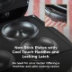 Tower Mini Donut Maker, 750W, Non-Stick Plates, Locking Latch, Indicator LED, Black,