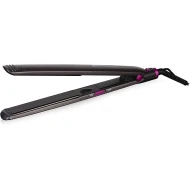 Carmen Neon Hair Straightener with Keratin-Infused Coating and Rapid 90-Second Heat-Up Time, Graphite/Pink