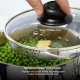 Swan Townhouse 3 Piece Stainless Steel Saucepan Set with 16/18/20cm Saucepans with Glass Lids, Suitable for All Hob Types (including induction), Stainless Steel