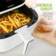 Tower Vortx Air Fryer with Digital Control Panel, 8 Pre-Set Cooking Functions, 1700W, 6L, White