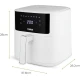 Tower Vortx Air Fryer with Digital Control Panel, 8 Pre-Set Cooking Functions, 1700W, 6L, White