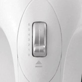 Russell Hobbs Food Collection Electric Hand Mixer with 6 Speeds,125W, White