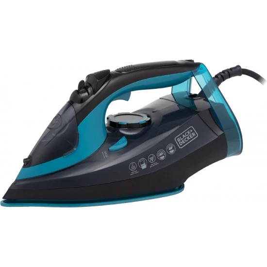 Shop quality BLACK + DECKER  Steam Iron with Ceramic Soleplate, 2600W, Black and Aqua in Kenya from vituzote.com Shop in-store or online and get countrywide delivery!
