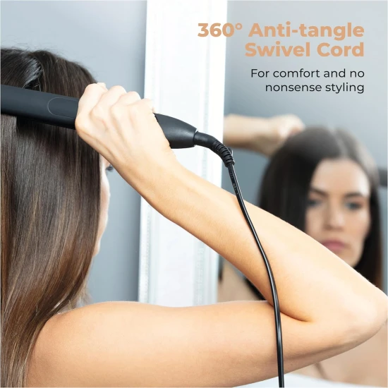 Shop quality Carmen Noir Hair Straightener with Ceramic Plates and Anti Tangle 360° Swivel Cord, Black & Copper in Kenya from vituzote.com Shop in-store or online and get countrywide delivery!
