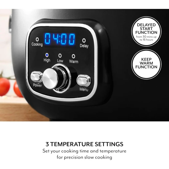 Shop quality Sur La Table Core 6.5 Litre Digital Slow Cooker for Stews, Casseroles and Meat with Digital LED Screen, 320W, Black in Kenya from vituzote.com Shop in-store or online and get countrywide delivery!