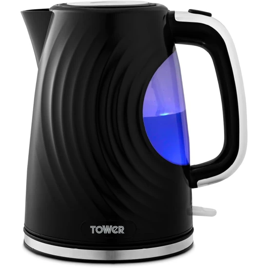 Shop quality Tower Sonar Textured Kettle with Large Viewing Window & Blue Light, 360 Degree Base, 3000W, 1.7L, Black in Kenya from vituzote.com Shop in-store or online and get countrywide delivery!
